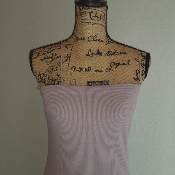 Active Usa Large Mauve Ribbed Cami Mini Dress - Picture 2 of 12
